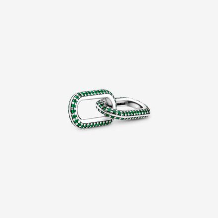 Pandora Me Styling Green Pave Double Link