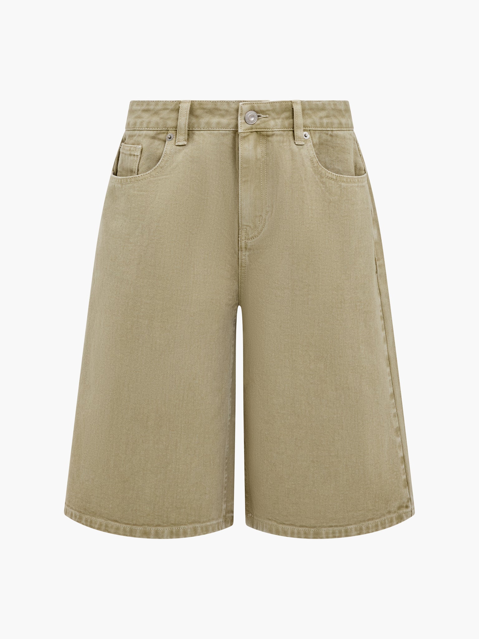 French Connection Dallas Denim Shorts Summer Sage