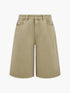 French Connection Dallas Denim Shorts Summer Sage