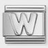 Nomination Silver Letter W Charm