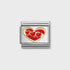 Nomination Gold Red Heart Of Hearts Charm