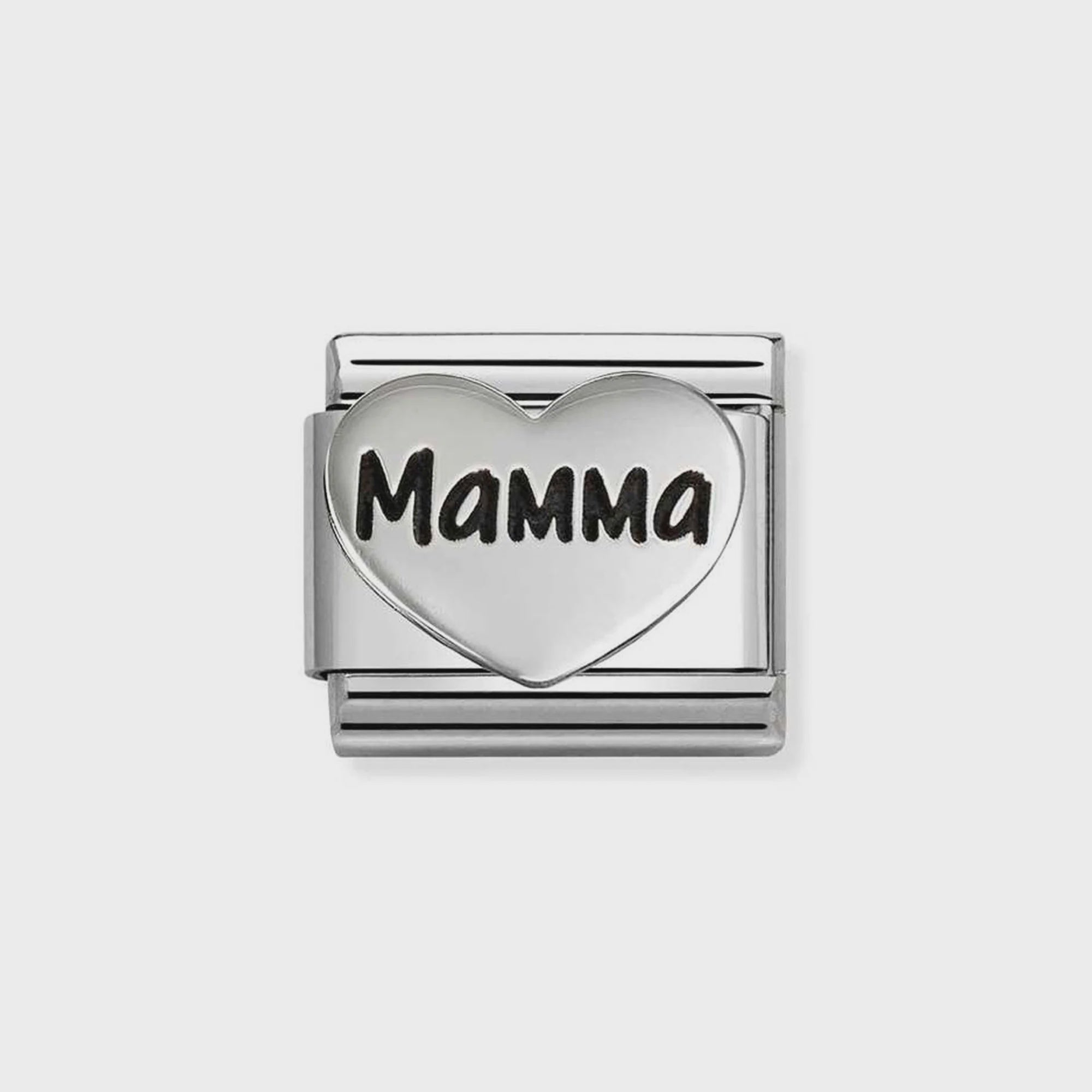 Nomination Silver New Mamma Heart Charm