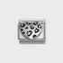 Nomination silver New Leopard Heart Charm