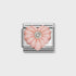 Nomination Silver Pink Resin Heart CZ Charm