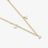 Joma Halo Pearl CZ & Pearl Charms Gold Necklace