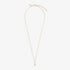 Joma Halo Pearl CZ & Pearl Pendant Gold Necklace