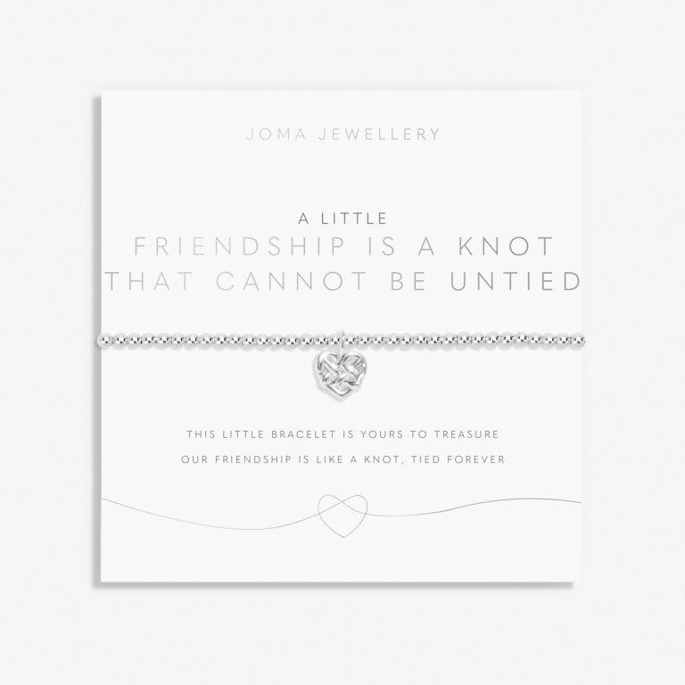 Joma A Little Friendship Is A Knot That Cannot Be Untied Bracelet