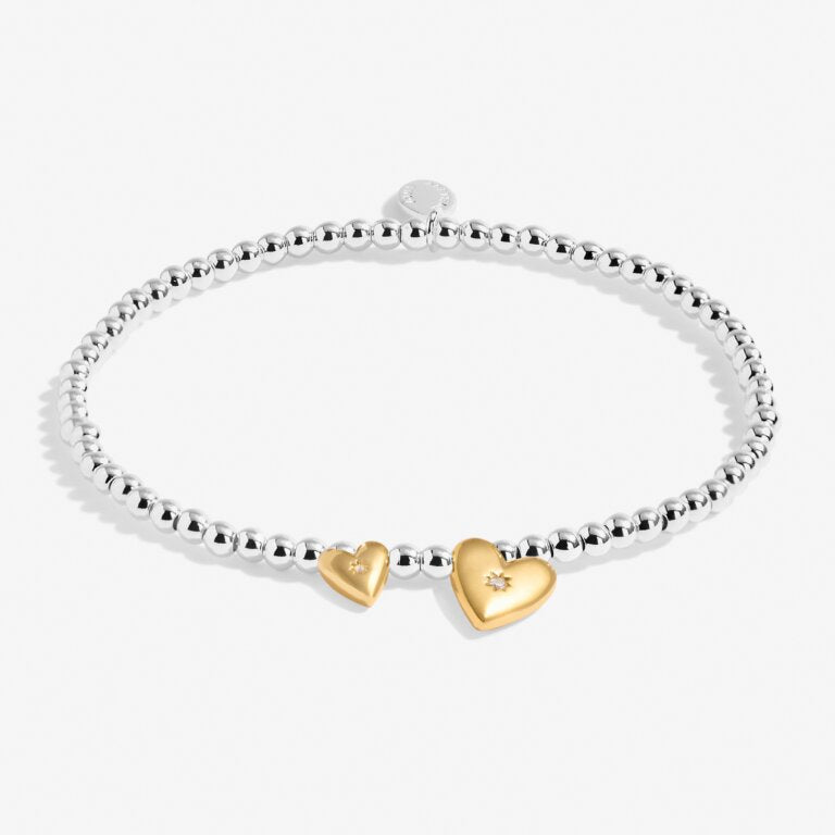 Joma Boxed A Little Super Sister Silver & Gold Bracelet