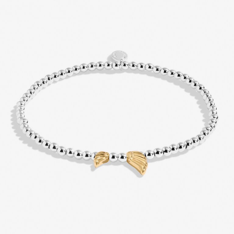 Joma Boxed A Little Guardian Angel Silver & Gold Bracelet