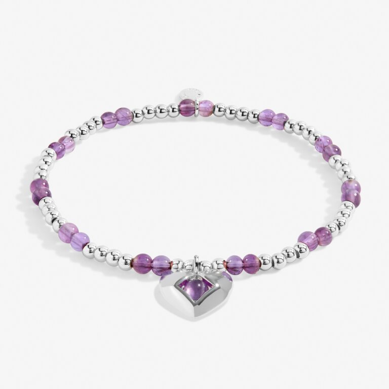 Joma Birthstone A Little February Amethyst Bracelet