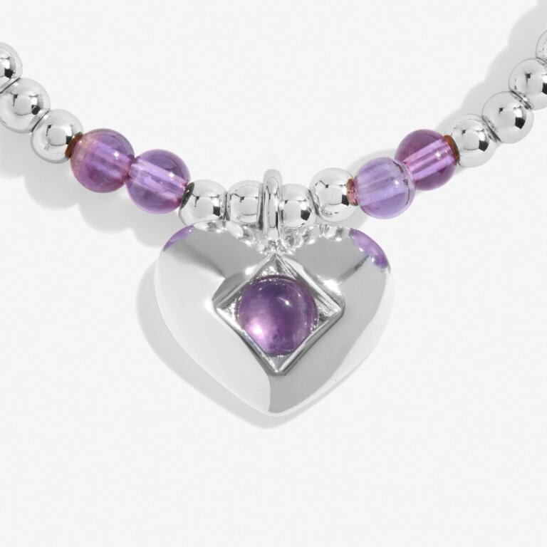 Joma Birthstone A Little February Amethyst Bracelet