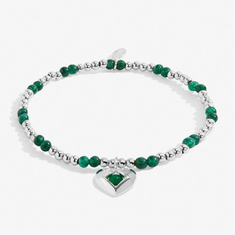 Joma Birthstone A Little May Green Agate Bracelet