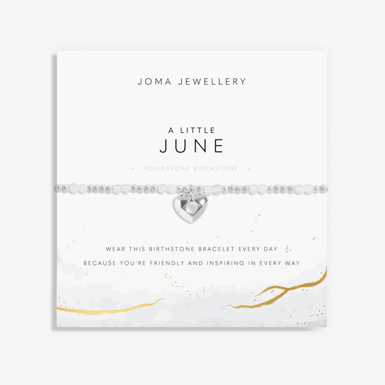 Joma Birthstone A Little June Moonstone Bracelet