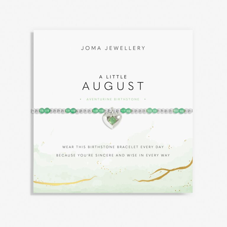 Joma Birthstone A Little August Aventurine Bracelet