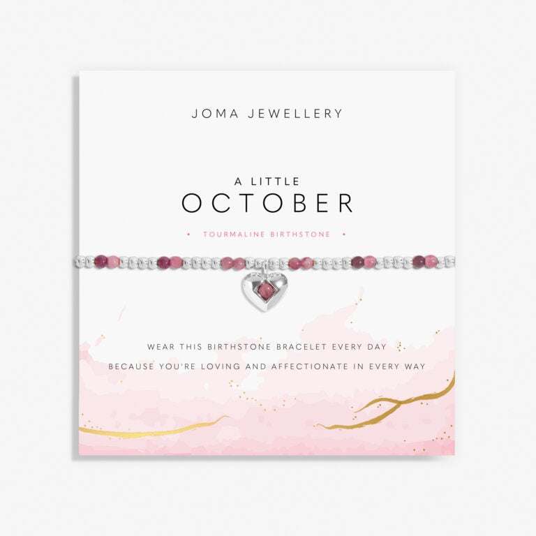 Joma Birthstone A Little October Tourmaline Bracelet