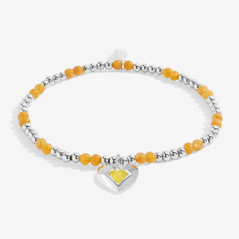 Joma Birthstone A Little November Yellow Quartz Bracelet