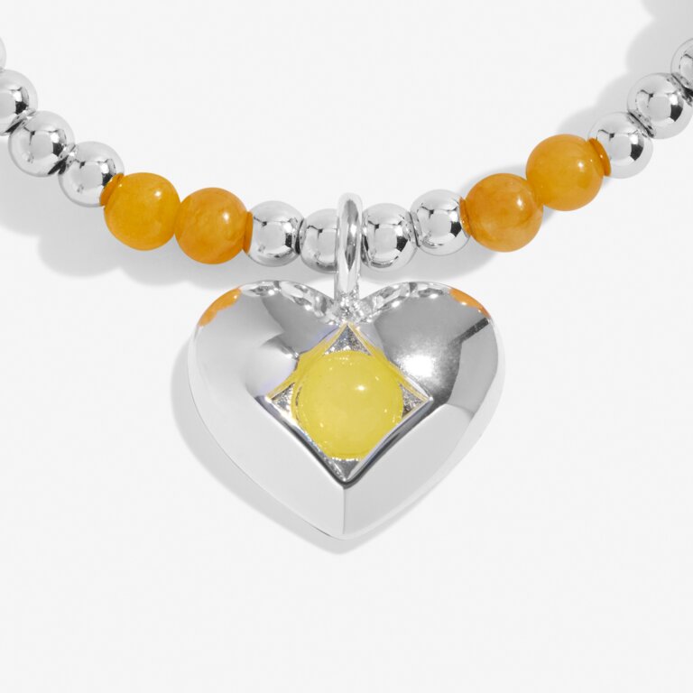 Joma Birthstone A Little November Yellow Quartz Bracelet