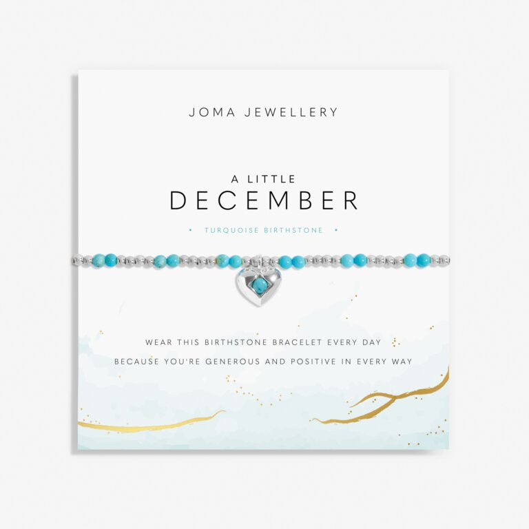 Joma Birthstone A Little December Turquoise Bracelet