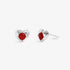 Joma Birthstone January Garnet Earrings