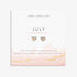 Joma Birthstone July Sunstone Earrings