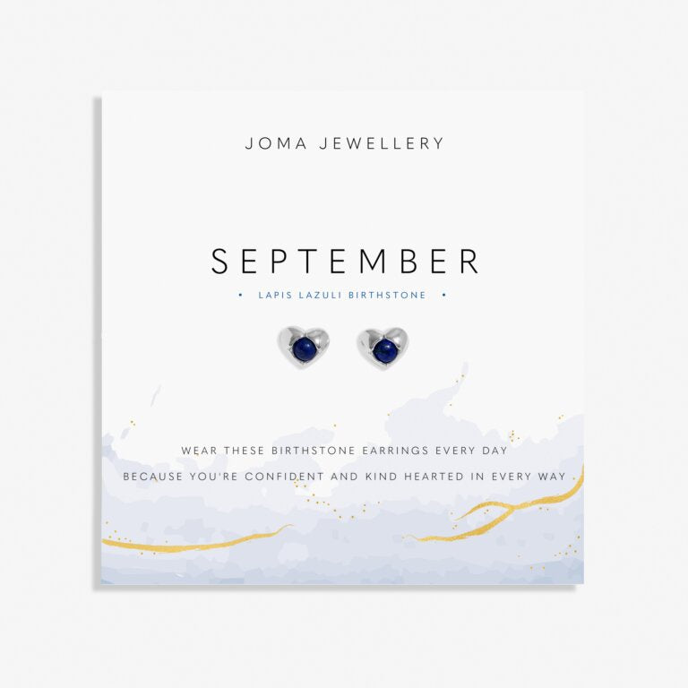 Joma Birthstone September Lapis Lazuli Earrings