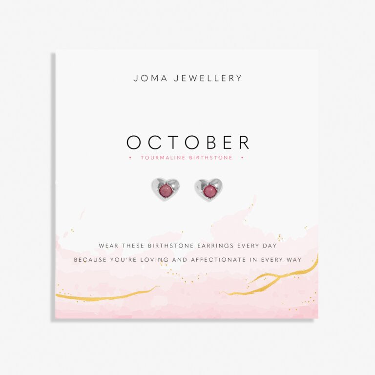 Joma Birthstone October Tourmaline Earrings