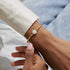 Joma Serenity Stones White Jade Gold Bracelet