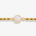 Joma Serenity Stones White Jade Gold Bracelet