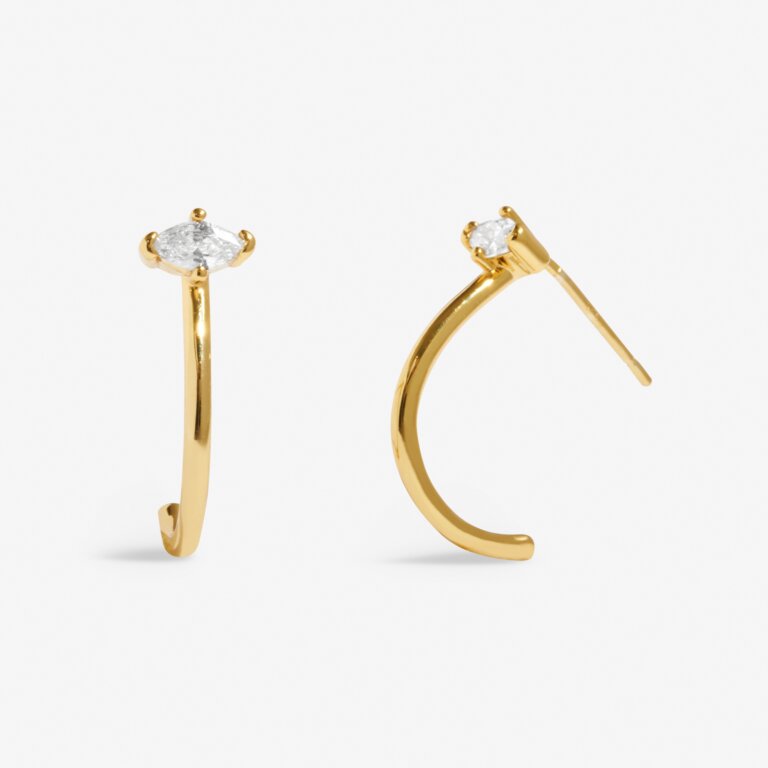 Joma Style Stories Eye Gold Hoop Earrings