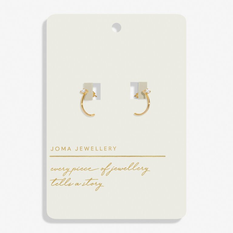 Joma Style Stories Eye Gold Hoop Earrings