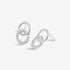 Joma Soul Shine Linked Circles Silver Set Of 2 Earrings