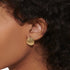 Joma Soul Shine Shell Gold Earrings