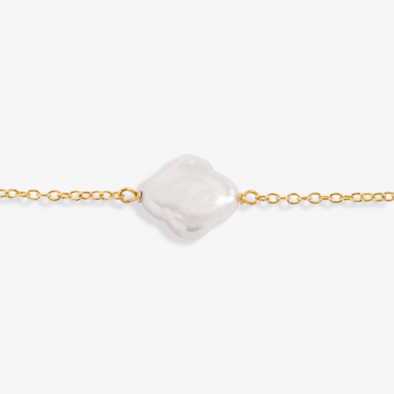 Joma Pearl Clover Gold Anklet