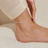 Joma Heart Silver Anklet