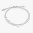 Joma Heart Silver Anklet