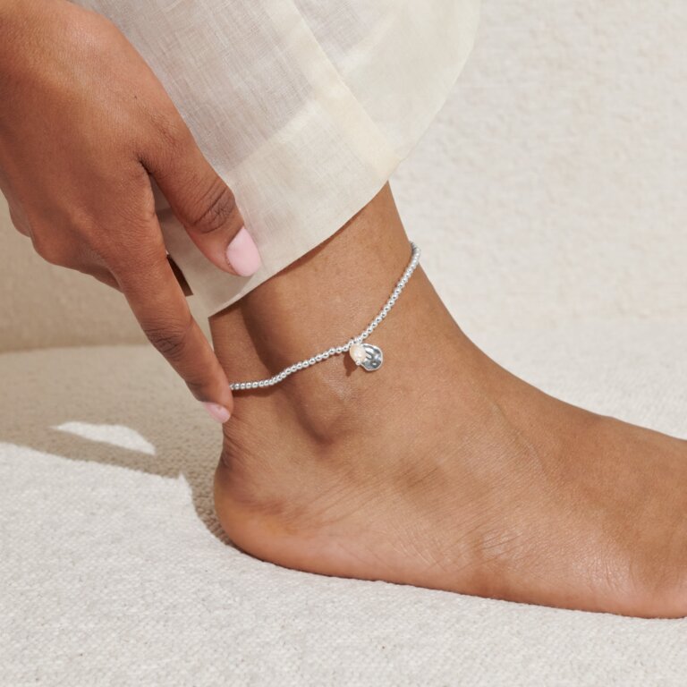 Joma Pearl Silver Anklet