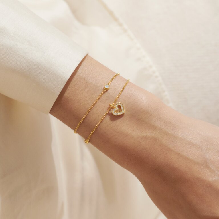 Joma Lumia Heart Gold Bracelet