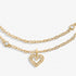 Joma Lumia Heart Gold Bracelet