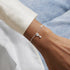 Joma Lumia Drop Heart Silver Bracelet