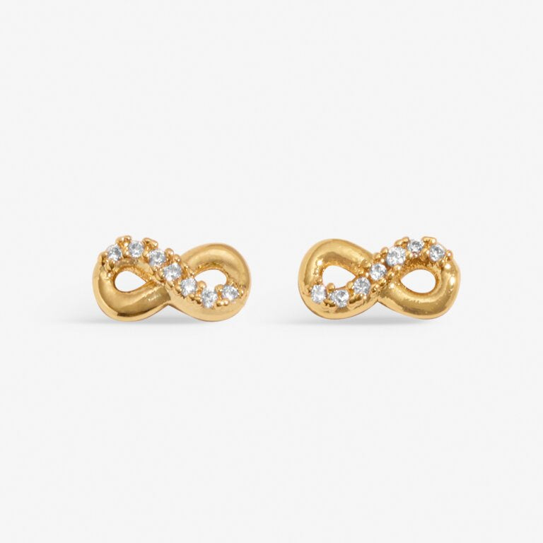 Joma Lumia Infinity Gold Earrings