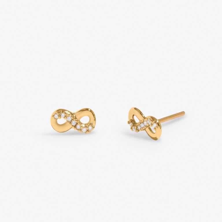 Joma Lumia Infinity Gold Earrings