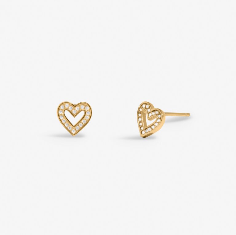 Joma Lumia Heart Gold Earrings