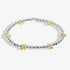 Joma Silver With Gold Kisses Bracelet