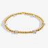 Joma Gold With Silver Kisses Bracelet