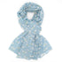 Pure Fashions Lua Dragonflies Scarf Pale Blue