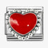 Nomination Red Beaded Heart Charm