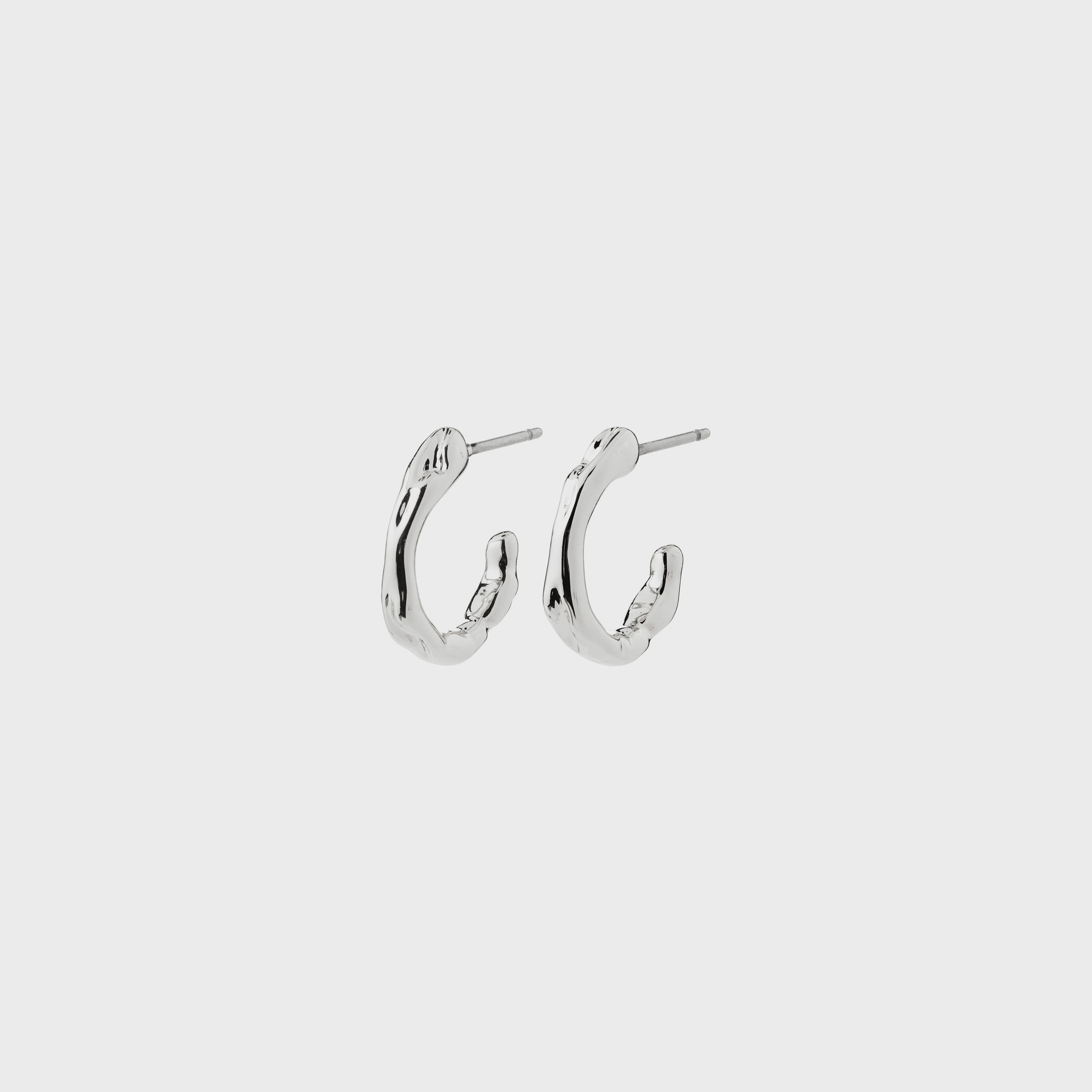 Pilgrim Earrings Silver-Plated