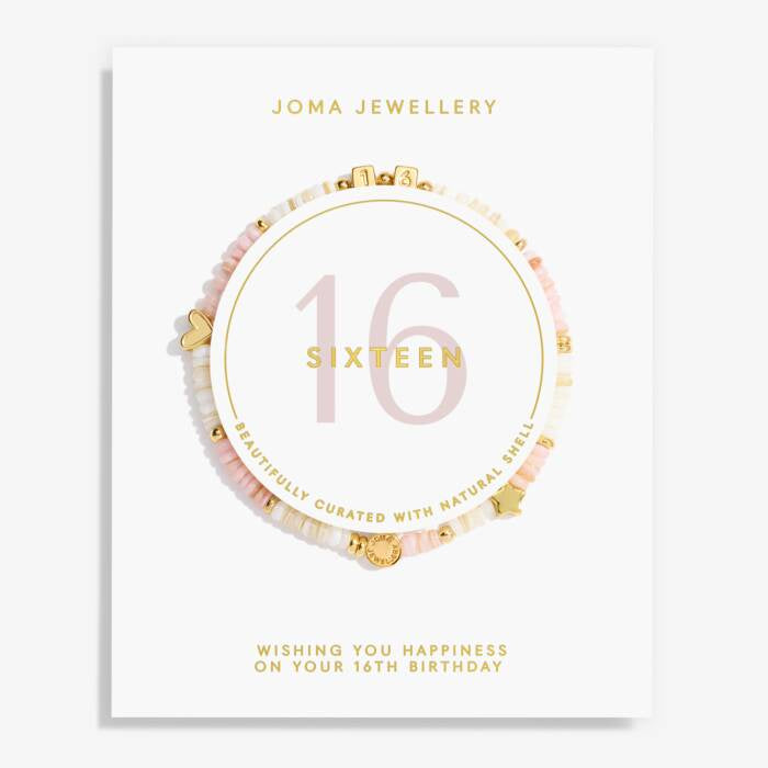 Joma Happy Little Moments 16th Birthday Gold Bracelet