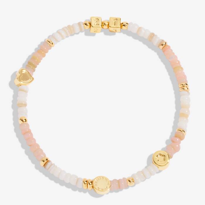 Joma Happy Little Moments 21st Birthday Gold Bracelet