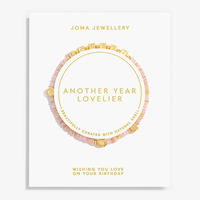 Joma Happy Little Moments Another Year Lovelier Gold Bracelet